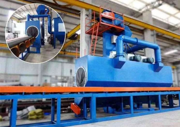 鋼管拋丸機案例圖 鋼管拋丸機案例圖