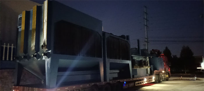 Q6935拋丸機發往東營市 Q6935拋丸機發往東營市